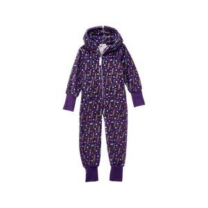 Preppygoose Girls  Smiley Face Plush Chemise, Purple